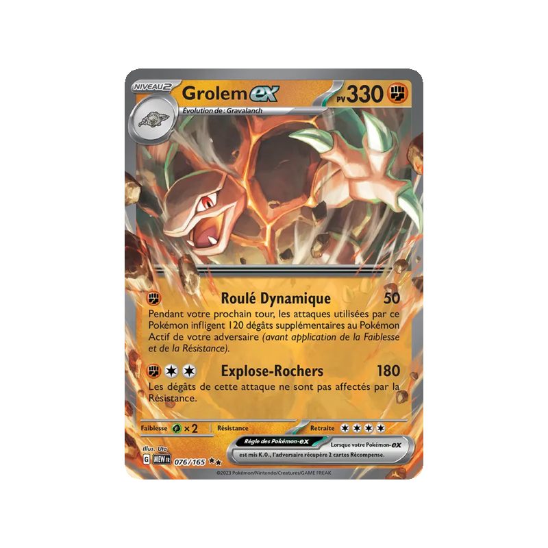 Grolem-ex - 076/165 - EX - 151