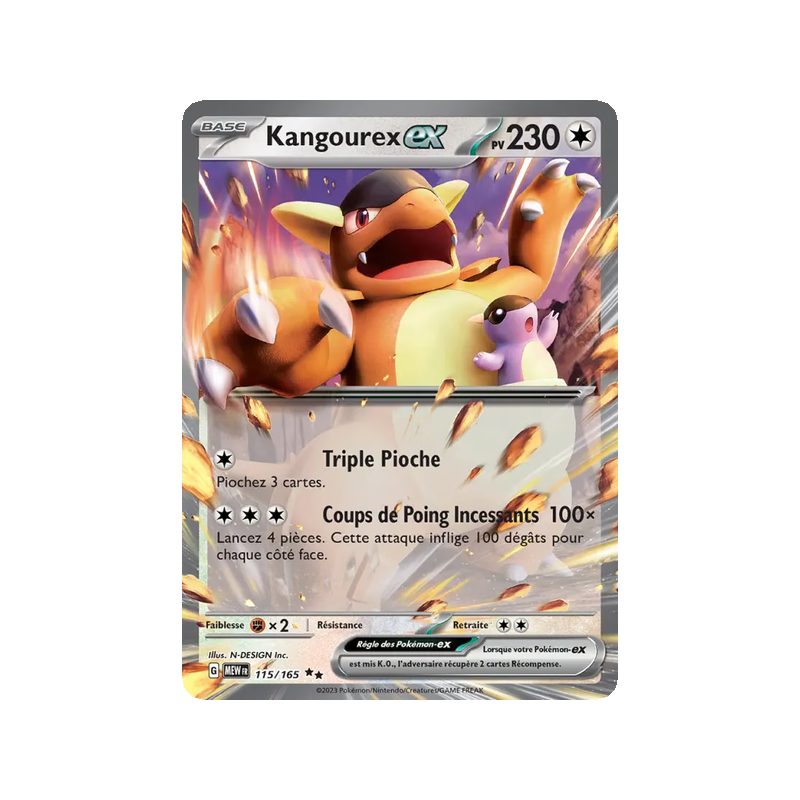 Kangourex-ex - 115/165 - EX - 151
