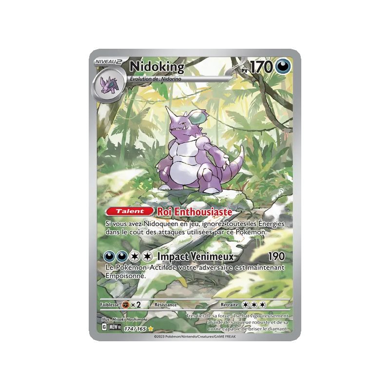Nidoking - 174/165 - AR - 151