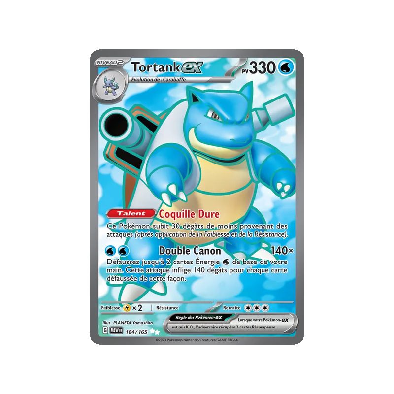 Tortank-ex - 184/165 - Ultra Rare - 151