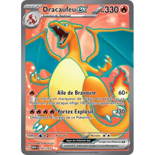 Dracaufeu-ex - 183/165 - Ultra Rare - 151