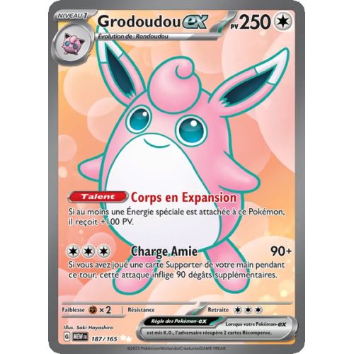 Grodoudou-ex - 187/165 - Ultra Rare - 151