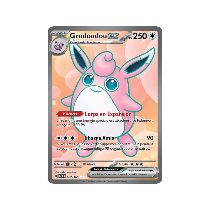 Grodoudou-ex - 187/165 - Ultra Rare - 151