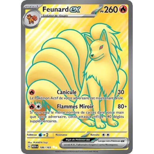 Feunard-ex - 186/165 - Ultra Rare - 151