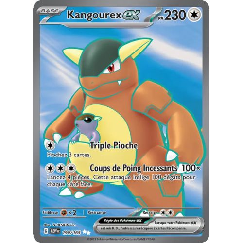 Kangourex-ex - 190/165 - Ultra Rare - 151
