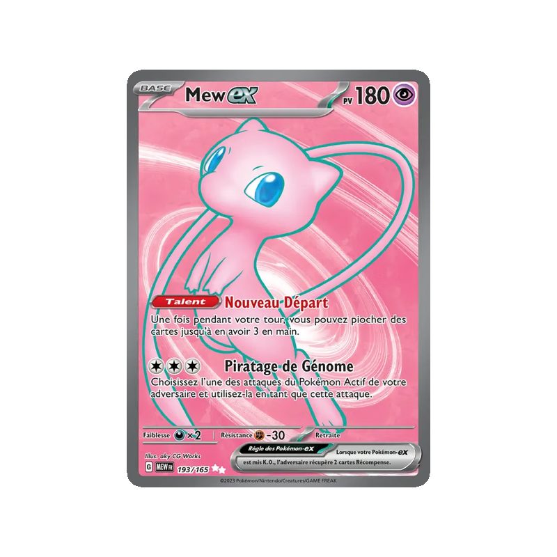 Mew-ex - 193/165 - Ultra Rare - 151