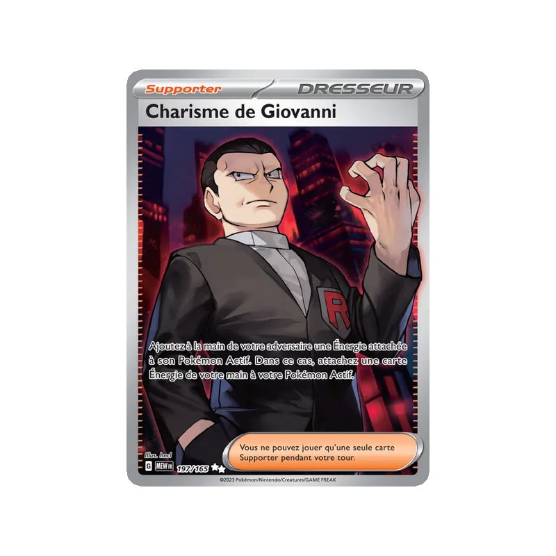Charisme de Giovanni - 197/165 - Ultra Rare - 151
