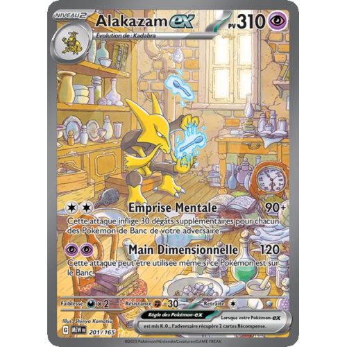 Alakazam-ex - 201/165 - Alternative - 151