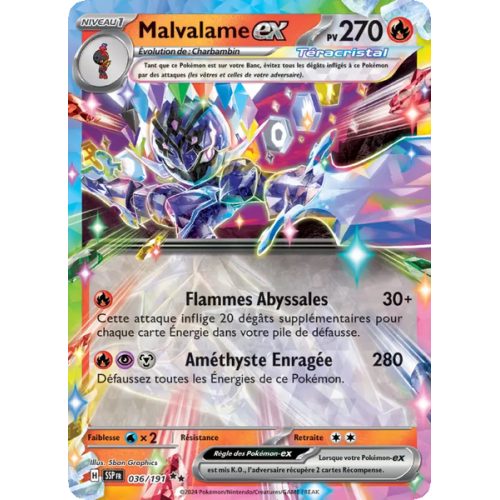 Malvalame-ex - 036/191 - EX - Étincelles Déferlantes