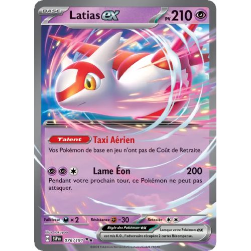 Latias-ex - 076/191 - EX - Étincelles Déferlantes