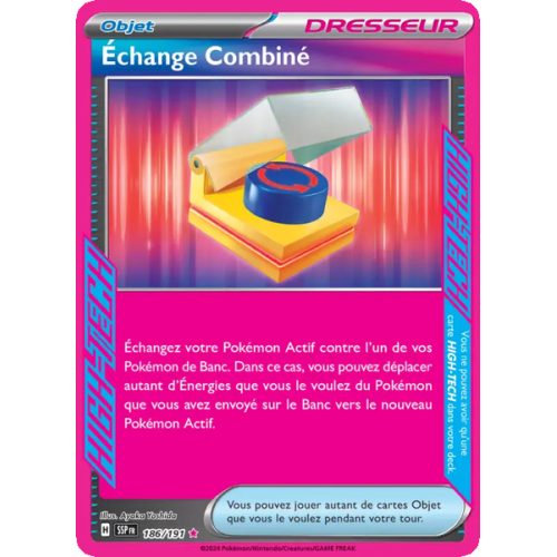 Échange Combiné - 186/191 - HIGH-TECG rare - Étincelles Déferlantes