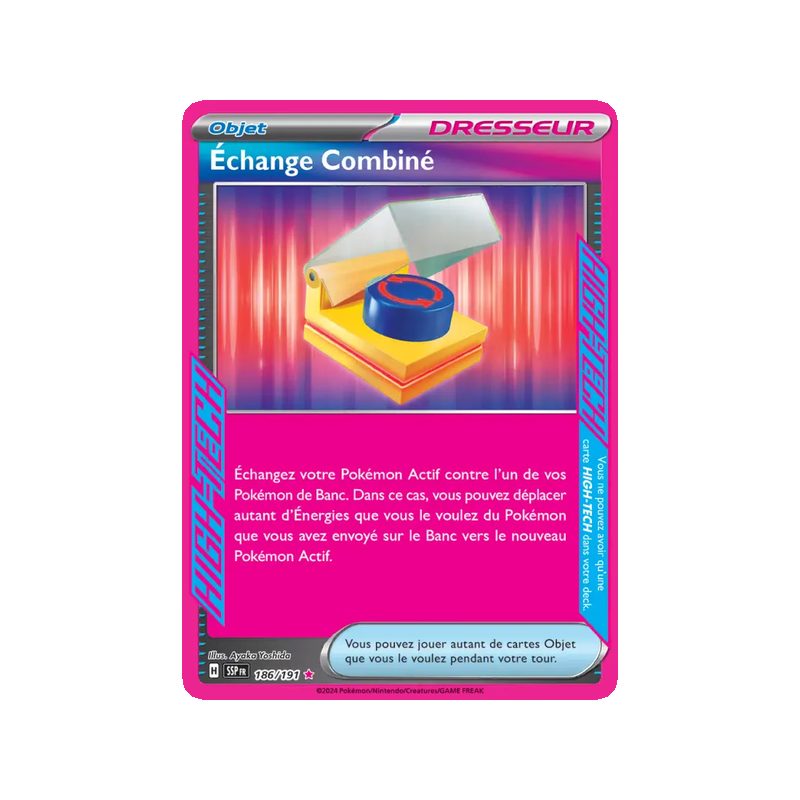Échange Combiné - 186/191 - HIGH-TECG rare - Étincelles Déferlantes