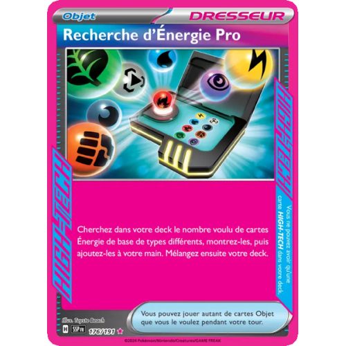Recherche d'Énergie Pro - 176/191 - HIGH-TECG rare - Étincelles Déferlantes