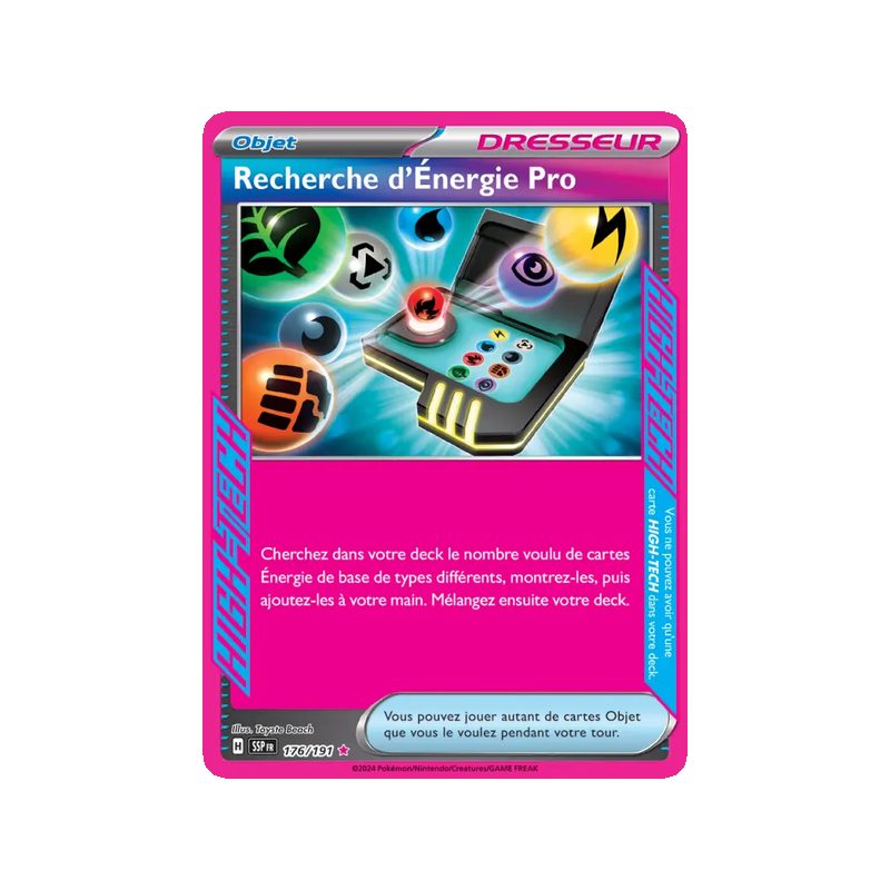 Recherche d'Énergie Pro - 176/191 - HIGH-TECG rare - Étincelles Déferlantes