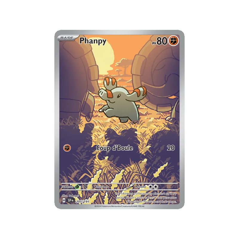 Phanpy - 205/191 - AR - Étincelles Déferlantes