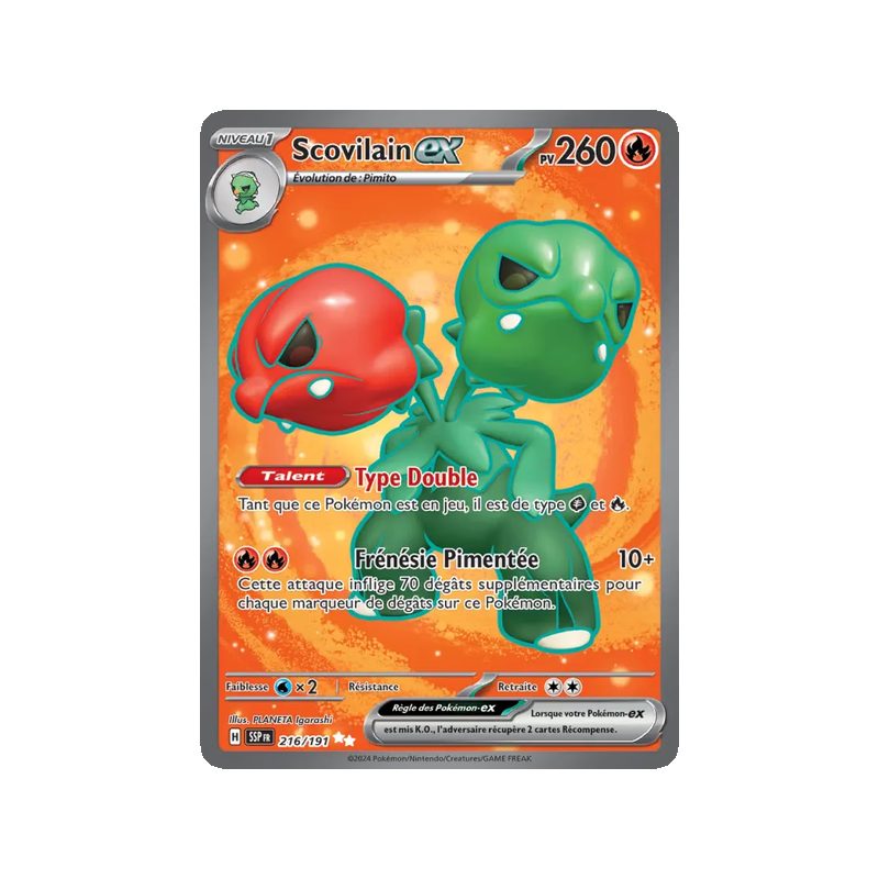 Scovilain-ex - 216/191 - Ultra Rare - Étincelles Déferlantes