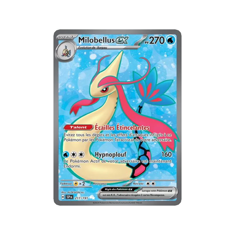 Milobellus-ex - 217/191 - Ultra Rare - Étincelles Déferlantes
