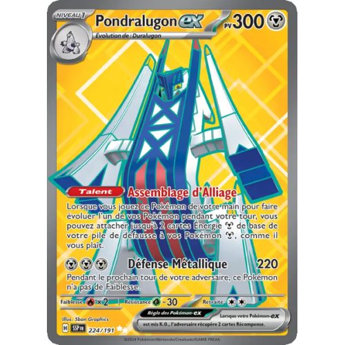 Pondralugon-ex - 224/191 - Ultra Rare - Étincelles Déferlantes
