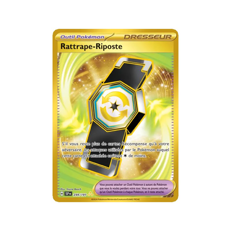Rattrape-Riposte - 249/191 - Hyper rare - Étincelles Déferlantes