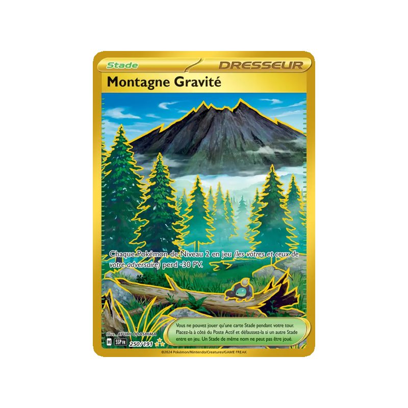Montagne Gravité - 250/191 - Hyper rare - Étincelles Déferlantes