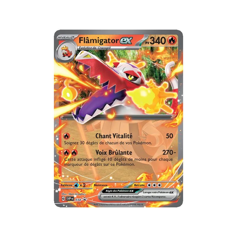 Flâmigator-ex - 034/225 - Promo - SVP Black Star Promos