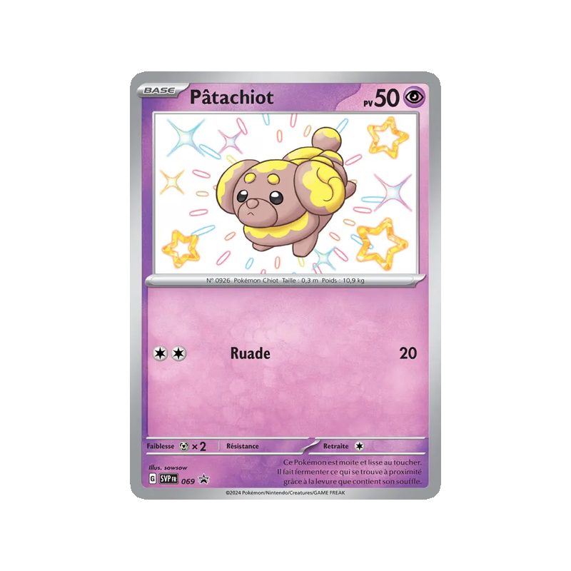 Pâtachiot - 069/225 - Promo - SVP Black Star Promos