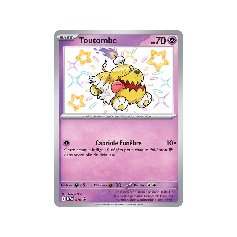 Toutombe - 070/225 - Promo - SVP Black Star Promos