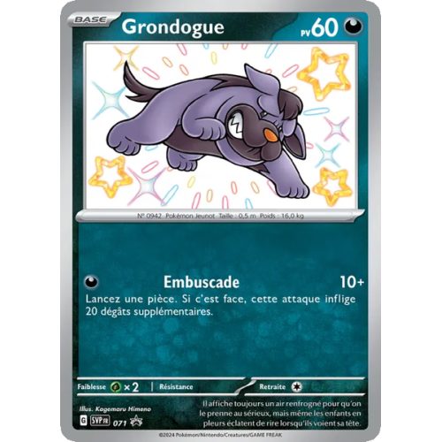 Grondogue - 071/225 - Promo - SVP Black Star Promos