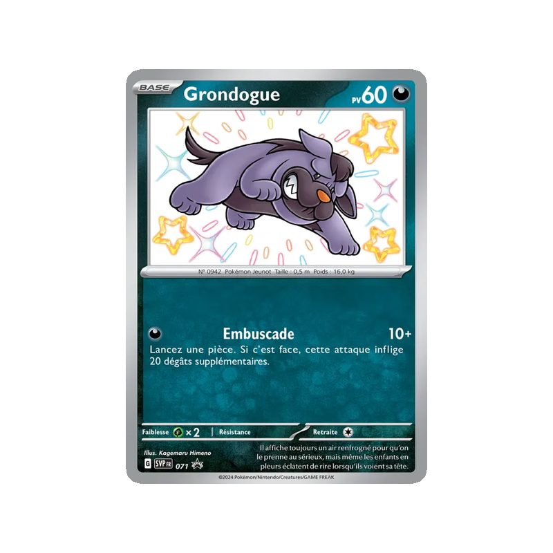 Grondogue - 071/225 - Promo - SVP Black Star Promos