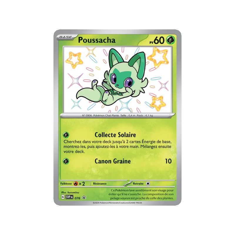 Poussacha - 076/225 - Promo - SVP Black Star Promos