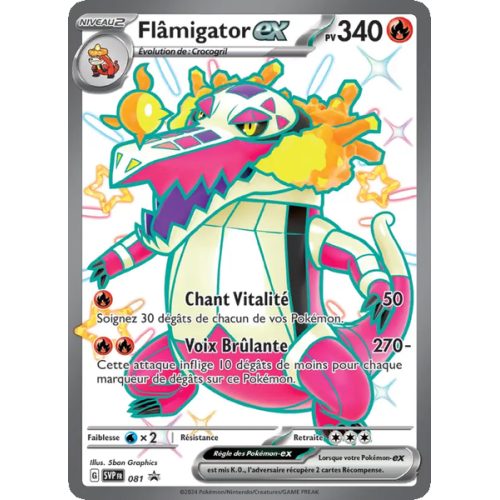Flâmigator-ex - 081/225 - Promo - SVP Black Star Promos