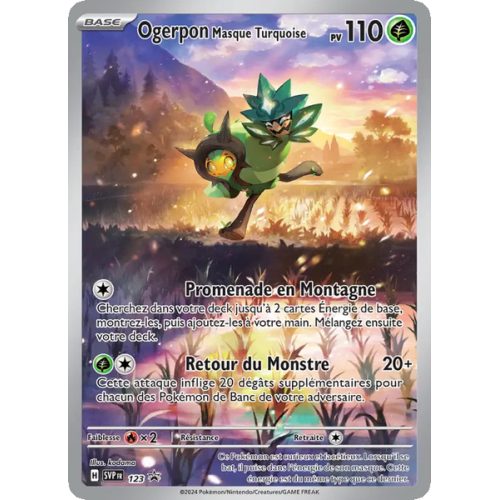 Ogerpon Masque Turquoise - 123/225 - Promo - SVP Black Star Promos