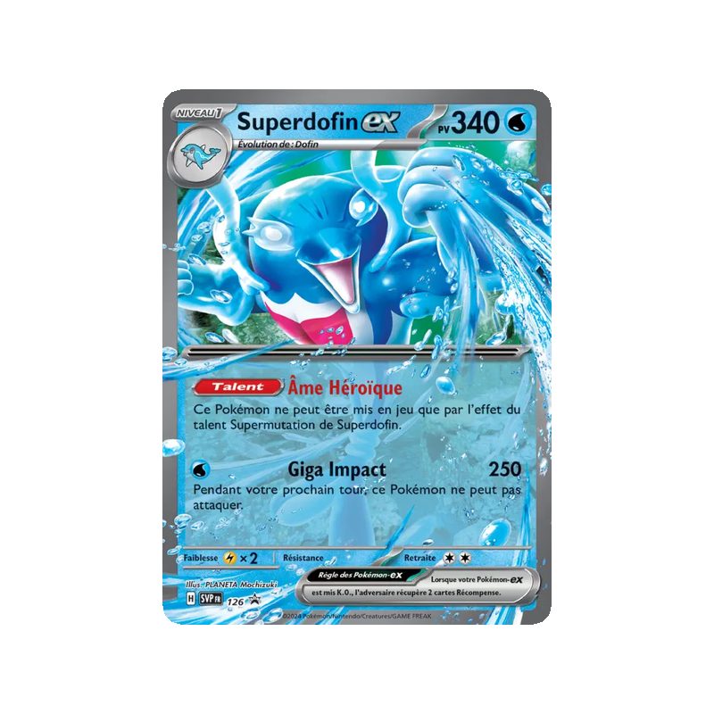 Superdofin-ex - 126/225 - Promo - SVP Black Star Promos