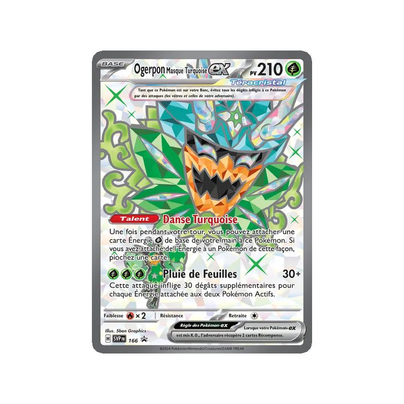 Ogerpon Masque Turquoise-ex - 166/225 - Promo - SVP Black Star Promos