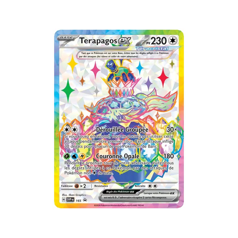 Terapagos-ex - 165/225 - Promo - SVP Black Star Promos