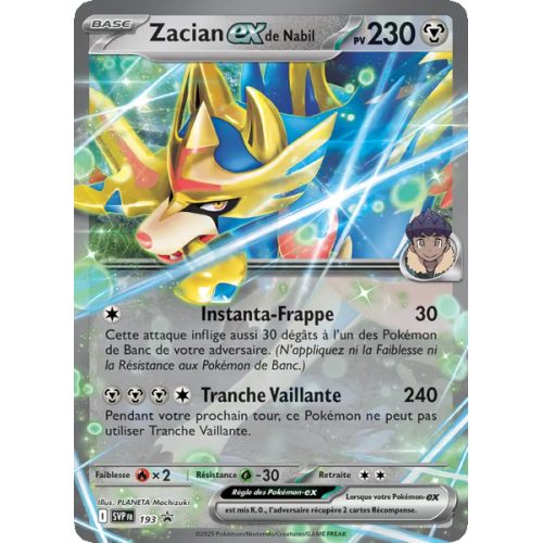 Zacian-ex de Nabil - 193/225 - Promo - SVP Black Star Promos
