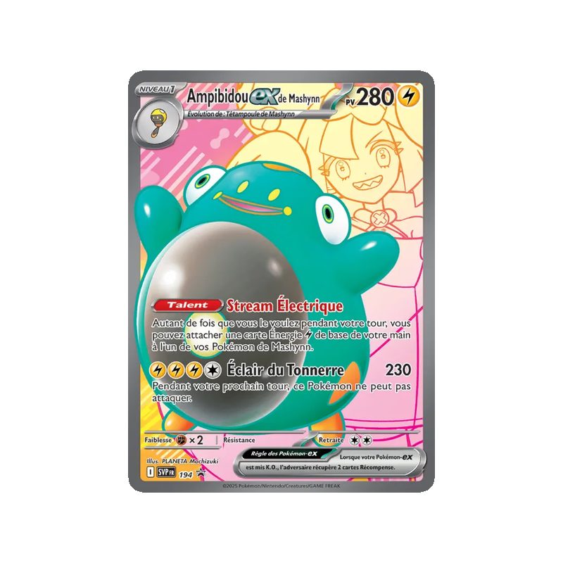 Ampibidou-ex de Mashynn - 194/225 - Promo - SVP Black Star Promos