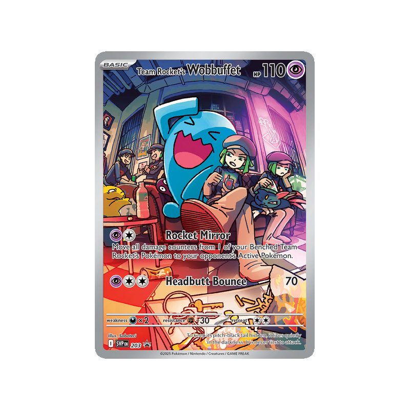 Qulbutoké de la Team Rocket - 203/225 - Promo - SVP Black Star Promos