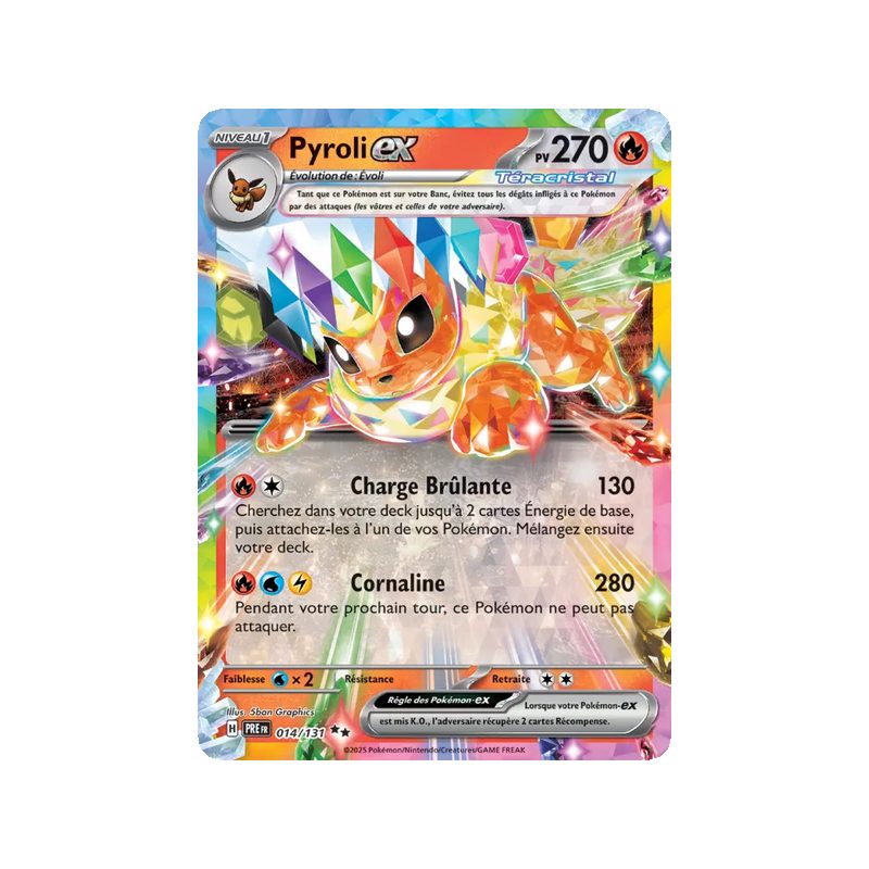 Pyroli-ex - 014/131 - EX - Évolutions Prismatiques
