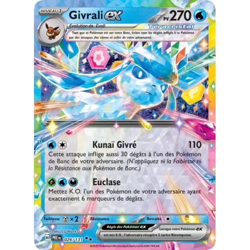 Givrali-ex - 026/131 - EX - Évolutions Prismatiques