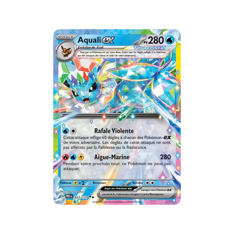 Aquali-ex - 023/131 - EX - Évolutions Prismatiques