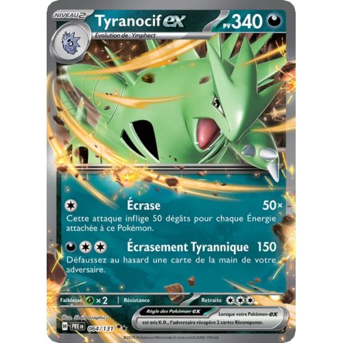 Tyranocif-ex - 064/131 - EX - Évolutions Prismatiques
