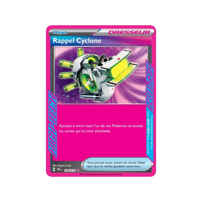 Rappel Cyclone - 128/131 - HIGH-TECG rare - Évolutions Prismatiques