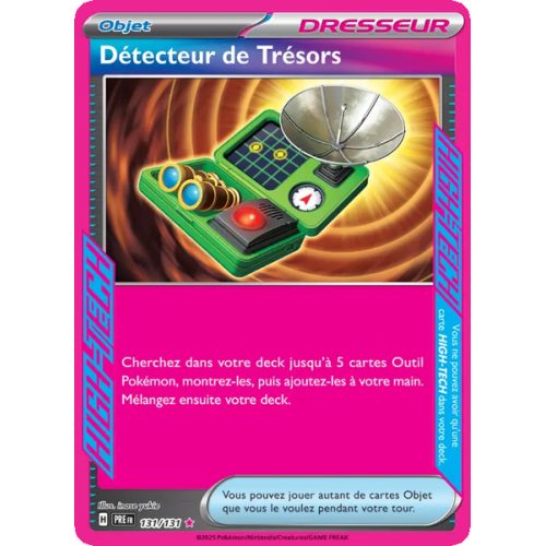 Détecteur de Trésors - 131/131 - HIGH-TECG rare - Évolutions Prismatiques