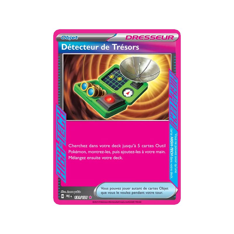 Détecteur de Trésors - 131/131 - HIGH-TECG rare - Évolutions Prismatiques