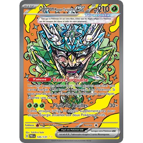 Ogerpon Masque Turquoise-ex - 145/131 - Alternative - Évolutions Prismatiques