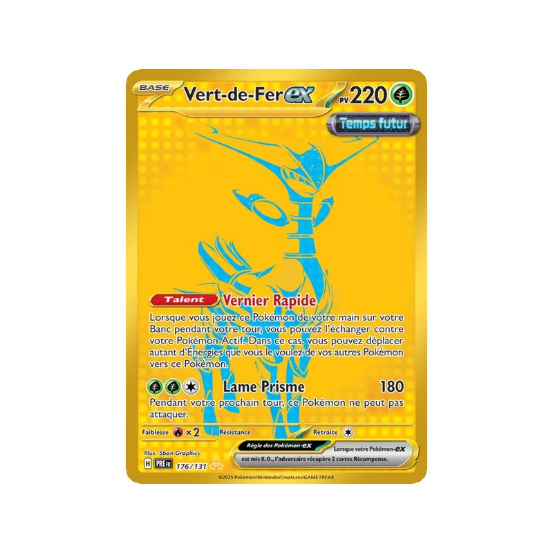 Vert-de-Fer-ex - 176/131 - Hyper rare - Évolutions Prismatiques
