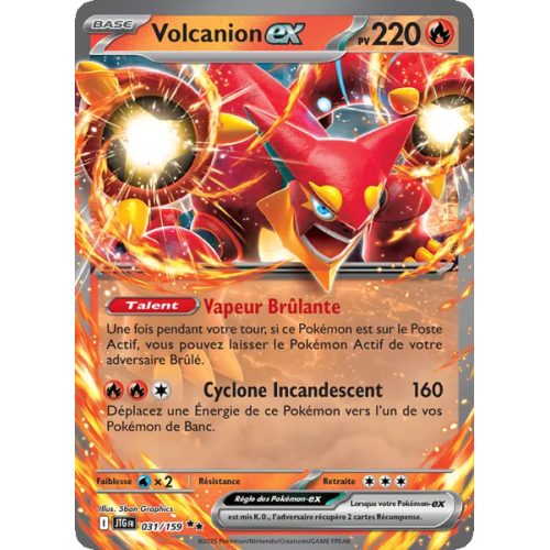Volcanion-ex - 031/159 - EX - Aventures Ensemble