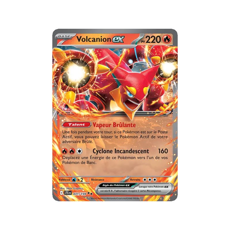 Volcanion-ex - 031/159 - EX - Aventures Ensemble