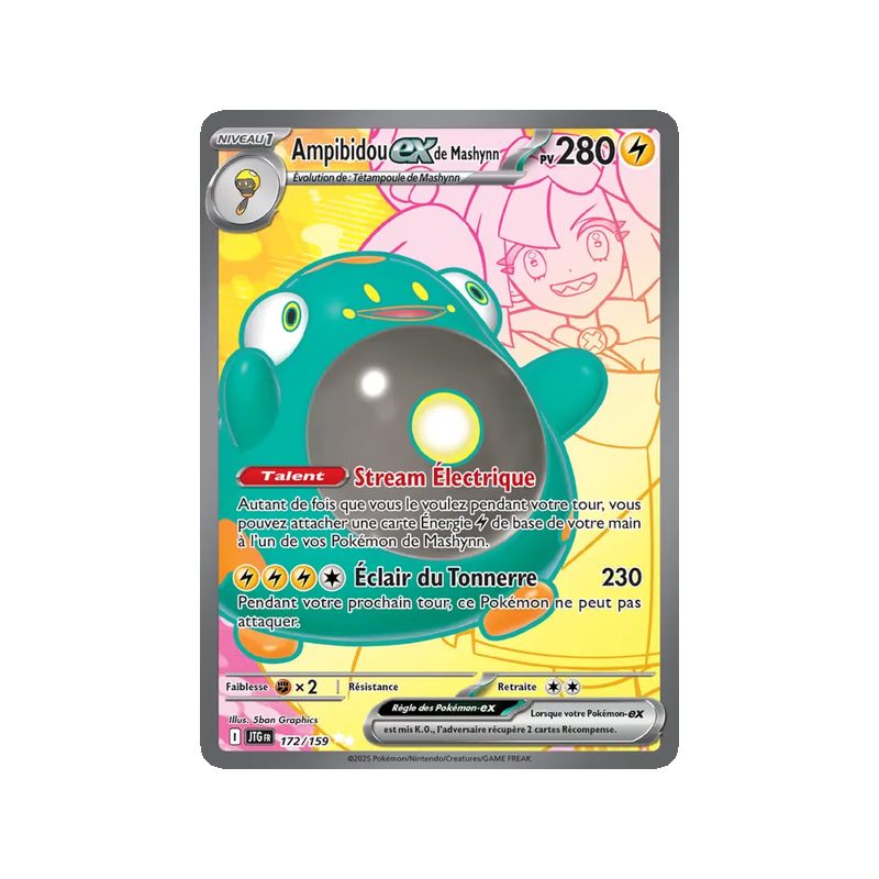 Ampibidou-ex de Mashynn - 172/159 - Ultra Rare - Aventures Ensemble